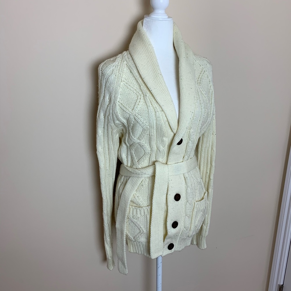 Vintage Indian brand button front sweater #1644 - Picture 4 of 7